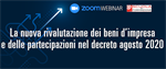 Nuova disciplina della rivalutazione dei beni d’impresa